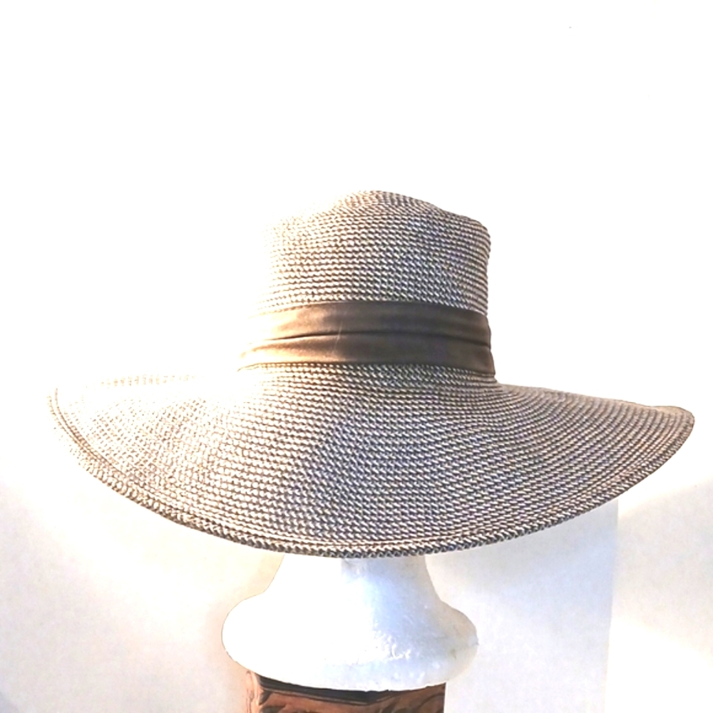Solar Escape UV Casual Wide Brim Wheat Brown Sun Fedora